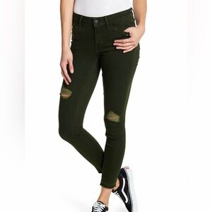 Forest Green Sarah Skinny Jeans Size 27 Released Hem Women’s 🍀 St. Patrick’s Day